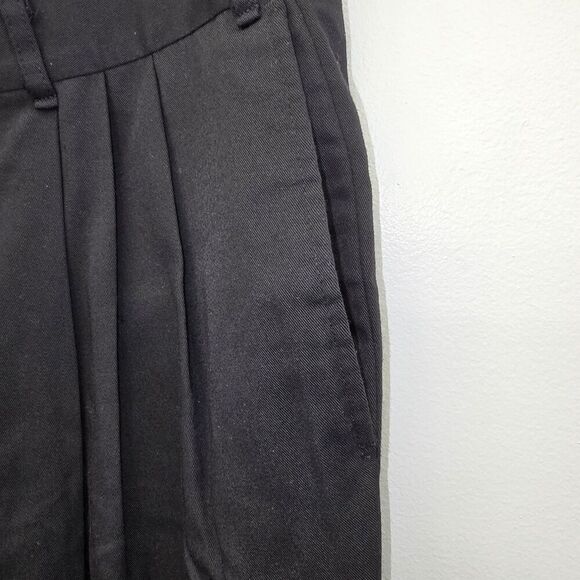 Vintage City Streets Men's Pleated Dress  Pants 36x30 Black (C28) - Picture 4 of 8